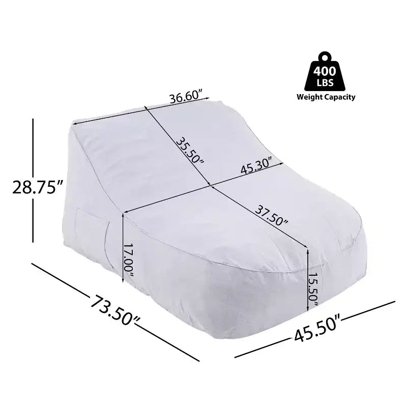 Lit de repos de jardin moderne Christopher Knight Home Kai Bean Bag