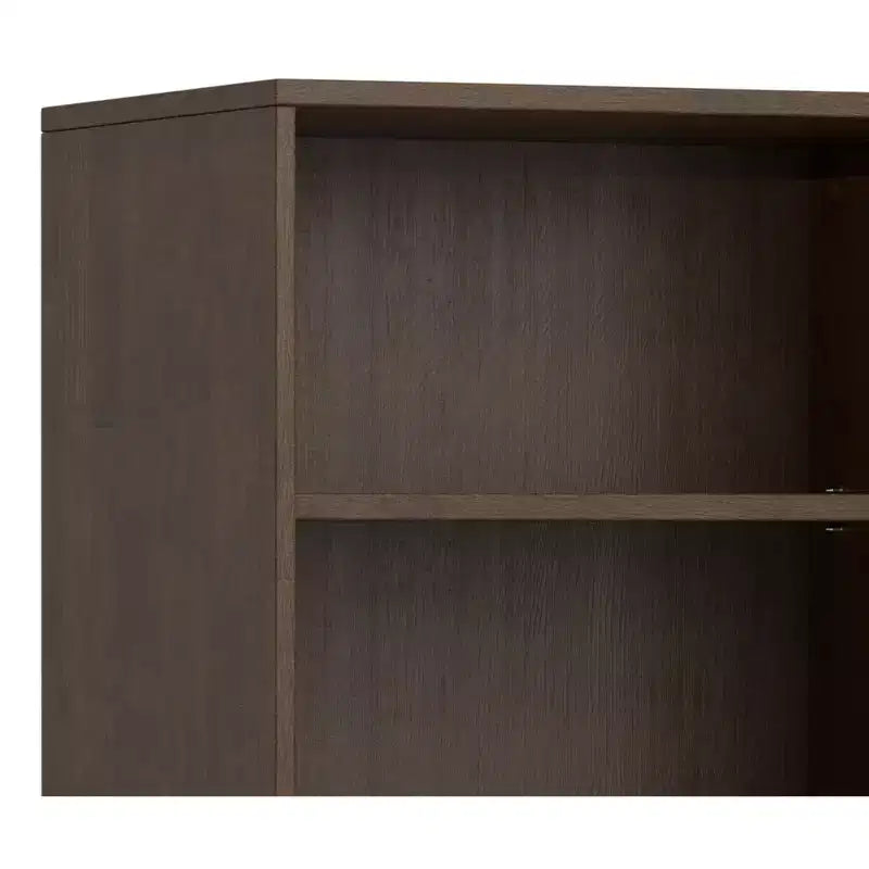 Bibliothèque Pearson en BOIS MASSIF de 168 cm x 61 cm, style Mid-Century, 5 étagères
