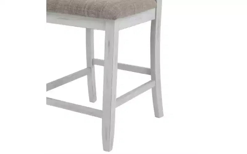Chaise de bureau MAYEERTY à pattes croisées, chaise en tissu pivotante sans accoudoirs avec roulettes remplaçables et base fixe