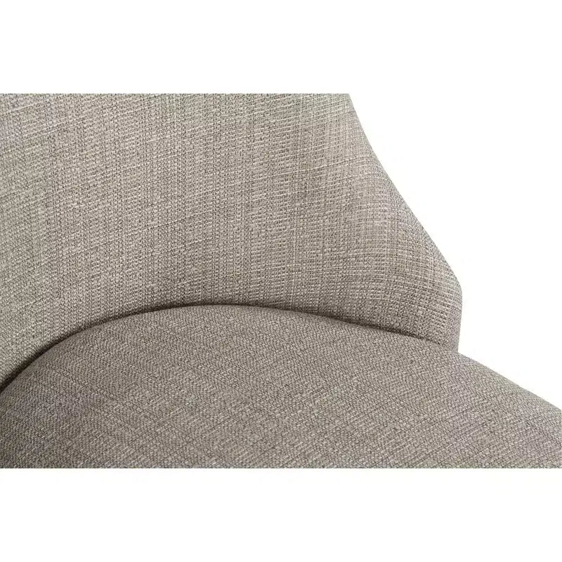 Tabourets de bar pivotants rembourrés Signature Design by Ashley Robbinsdale, hauteur comptoir, lot de 2, blanc antique avec assise en tissu gris clair