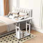 Petit bureau debout réglable en hauteur, bureau mobile pour ordinateur portable, table d'ordinateur portable pour le bureau à domicile et le tapis de marche