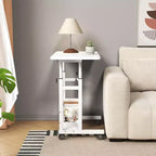 Petit bureau debout réglable en hauteur, bureau mobile pour ordinateur portable, table d'ordinateur portable pour le bureau à domicile et le tapis de marche