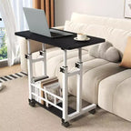 Petit bureau debout réglable en hauteur, bureau mobile pour ordinateur portable, table d'ordinateur portable pour le bureau à domicile et le tapis de marche