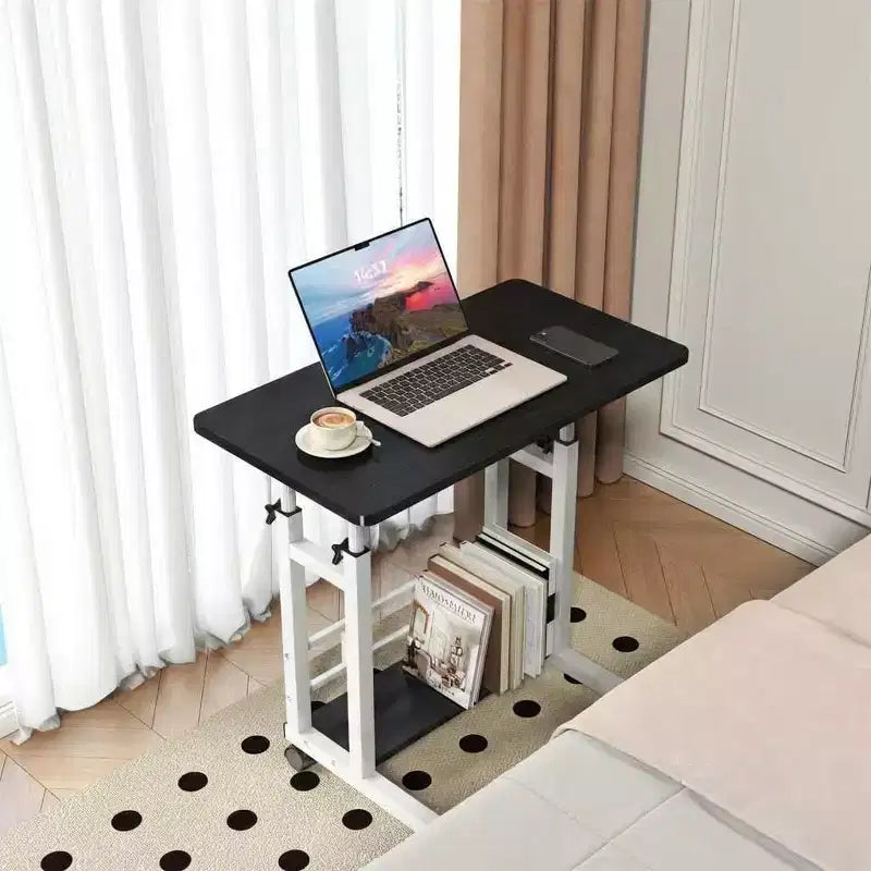 Petit bureau debout réglable en hauteur, bureau mobile pour ordinateur portable, table d'ordinateur portable pour le bureau à domicile et le tapis de marche