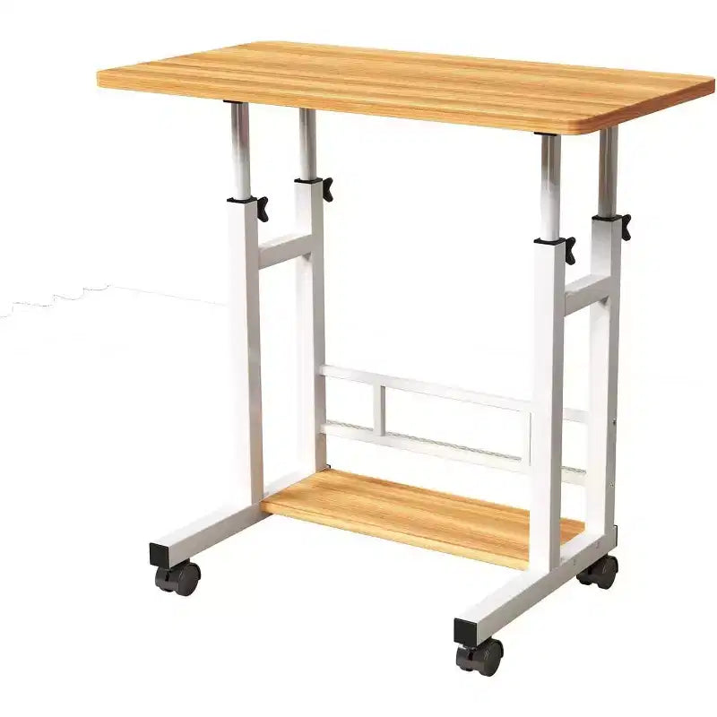 Petit bureau debout réglable en hauteur, bureau mobile pour ordinateur portable, table d'ordinateur portable pour le bureau à domicile et le tapis de marche