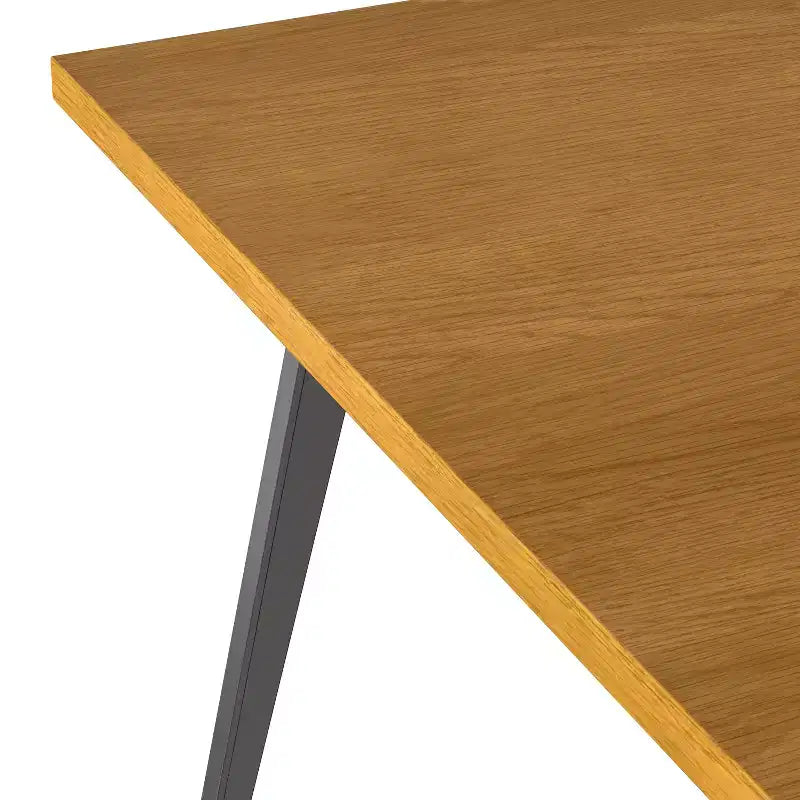 Table à manger carrée moderne et industrielle Mitchell 137 cm x 137 cm