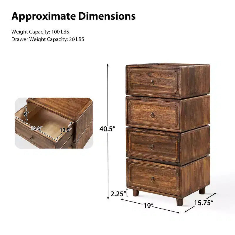 Leo 2 - Ensemble de 2 tables d'appoint avec tiroir et design modulaire | ART OF LIVING DESIGNS-NOIR