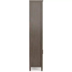 Bibliothèque de transition Cantina en BOIS MASSIF 183 cm x 76 cm marron fumé