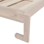 Lit escamotable Queen Size, Lit mural queen en bois avec lumières LED, Lit escamotable pliant avec coffre pour chambre d'amis, Beige