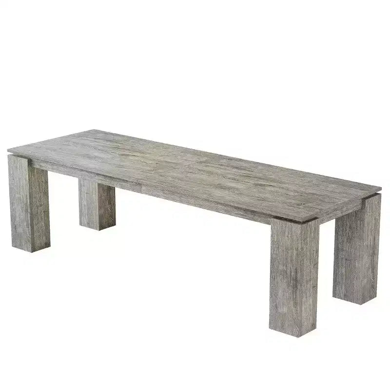 Table à manger moderne, table de cuisine extra longue pour 6-8 personnes