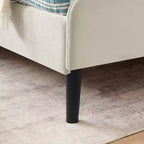 Lit de repos Bellemave avec 2 tiroirs de rangement sous le lit, canapé-lit réglable en velours pour salon et chambre à coucher