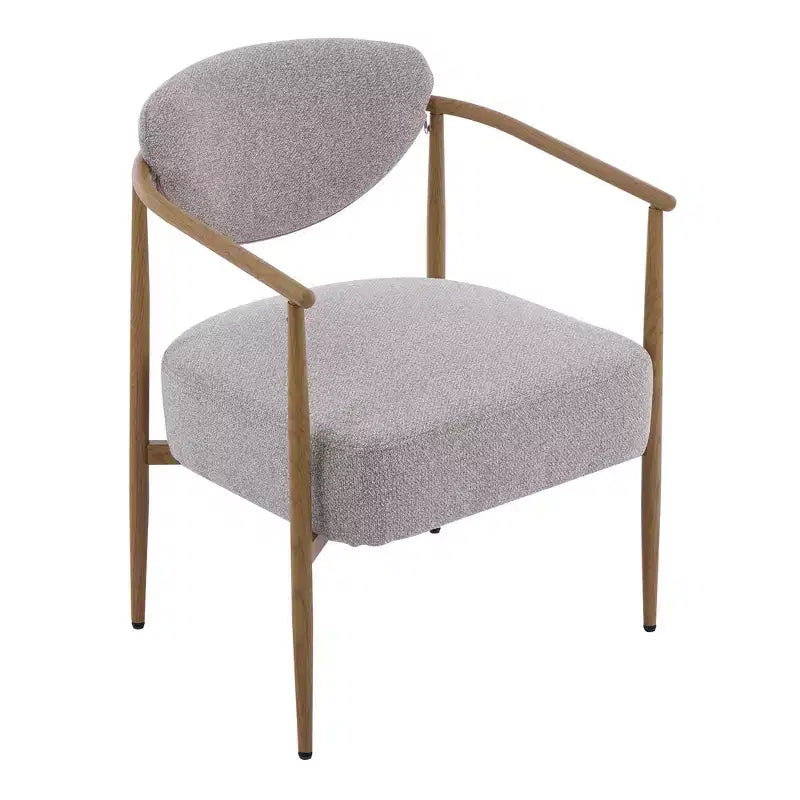 MAYEERTY Chaise de salle à manger moderne, chaise d'appoint rembourrée avec cadre en métal, chaise pour salon, chambre à coucher, salle à manger, bureau à domicile