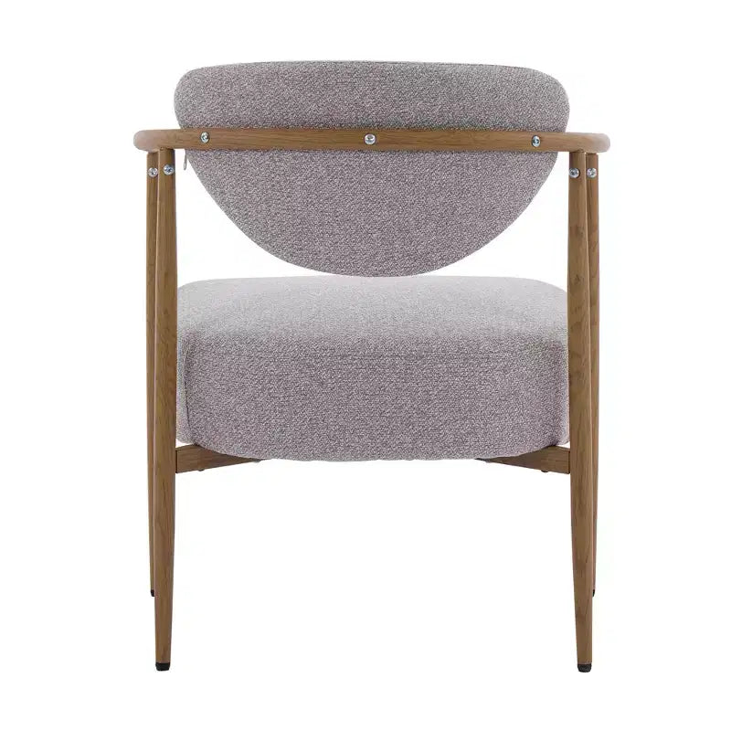 MAYEERTY Chaise de salle à manger moderne, chaise d'appoint rembourrée avec cadre en métal, chaise pour salon, chambre à coucher, salle à manger, bureau à domicile