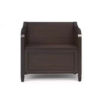 Banc de rangement pour petite entrée Connaught