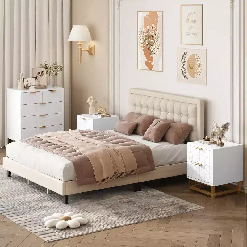 Commode moderne pour chambre à coucher, commode de 60 cm de large, 5 tiroirs avec pieds en métal, petite tour de rangement pour entrée, couloir, salon et placard