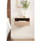 Table d'appoint flottante Kate and Laurel Kato, 18x10x9, Blanche