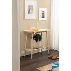 Table console en bois Nilas de Kate and Laurel, 32x16x30, Naturel