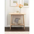 Table console en bois Nilas de Kate and Laurel, 32x16x30, Naturel