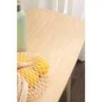 Table console en bois Nilas de Kate and Laurel, 32x16x30, Naturel