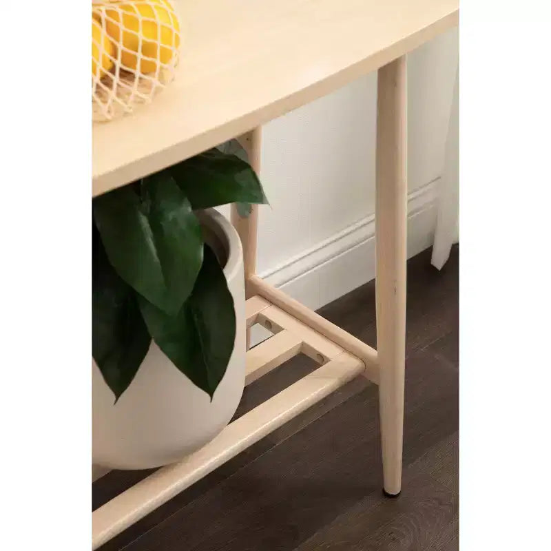 Table console en bois Nilas de Kate and Laurel, 32x16x30, Naturel