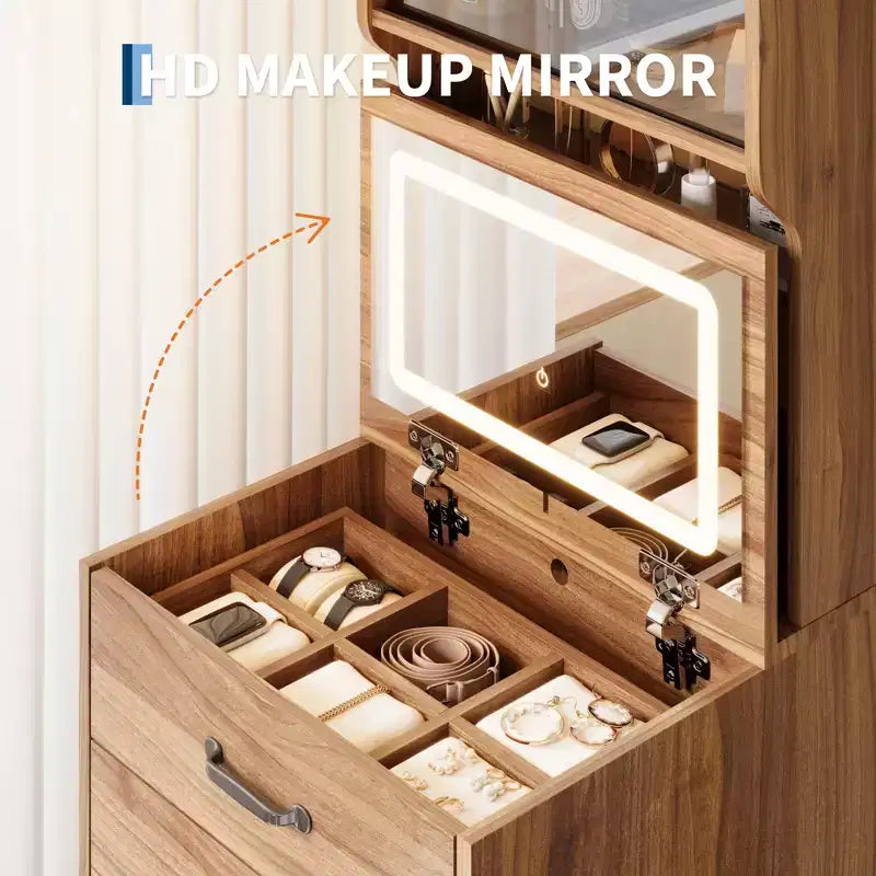 Coiffeuse compacte, Coiffeuse de maquillage avec miroir, Ensemble de coiffeuse, Petite coiffeuse et chaise de rangement pour filles