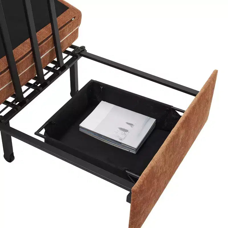 Fauteuil d'appoint moderne avec chaise longue gigogne, fauteuil-lit 3-en-1, lit de canapé simple pour salon, appartement ou bureau-Panipeachy