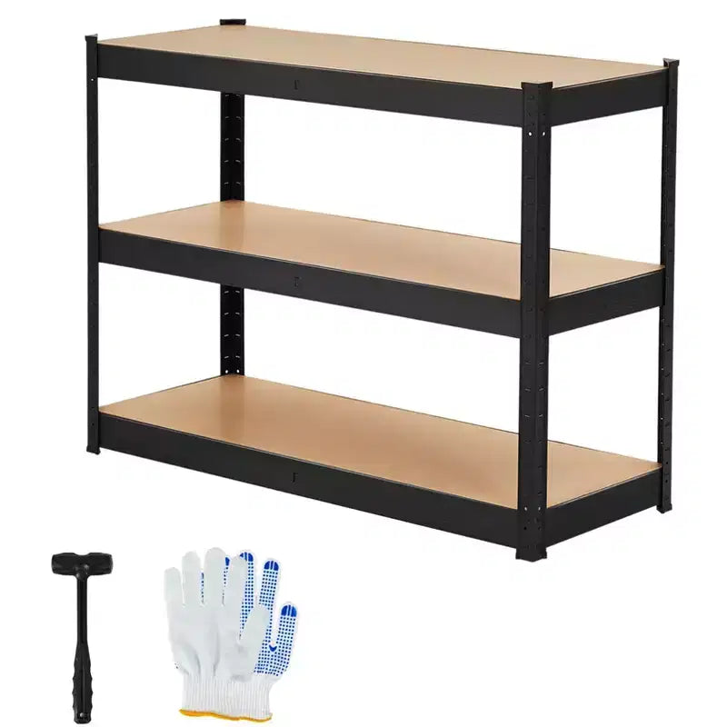 Étagères de garage robustes, étagères de rangement réglables à 3 niveaux, charge de 600 kg, étagères de rangement pour garage, étagère utilitaire en métal