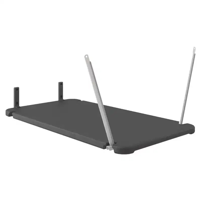 Suncast Lot de 2 étagères verticales pour abri de jardin, gain de place, rangement extérieur suspendu, noir