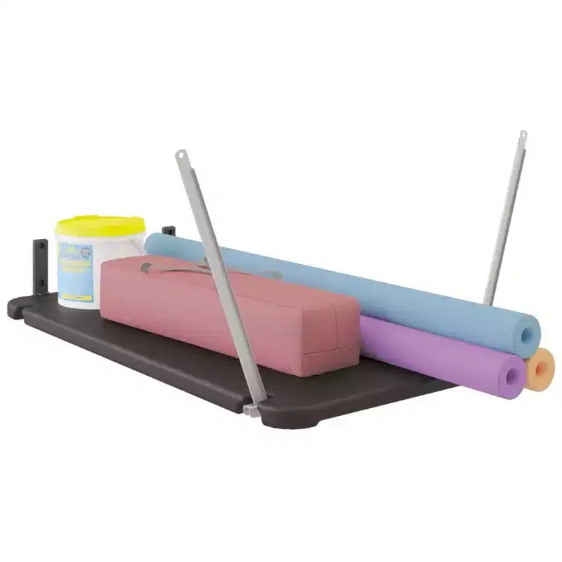 Suncast Lot de 2 étagères verticales pour abri de jardin, gain de place, rangement extérieur suspendu, noir