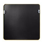 Miroir de salle de bain carré encadré en métal pour le mur
