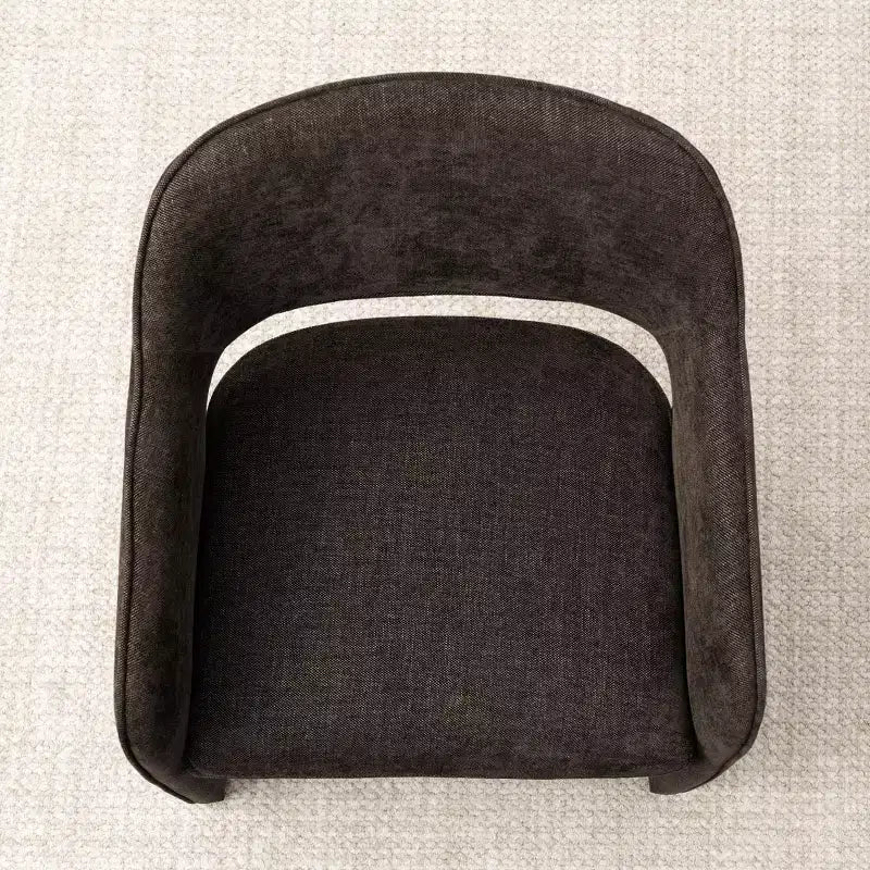 Chaises de salle à manger modernes 8 pièces, sièges de cuisine entièrement rembourrés en tissu, chaises de salle à manger avec accoudoir intégré et design des pieds - Panipeachy