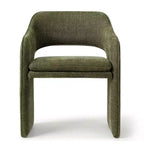 Chaises de salle à manger modernes 8 pièces, sièges de cuisine entièrement rembourrés en tissu, chaises de salle à manger avec accoudoir intégré et design des pieds - Panipeachy