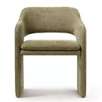 Chaises de salle à manger modernes 8 pièces, sièges de cuisine entièrement rembourrés en tissu, chaises de salle à manger avec accoudoir intégré et design des pieds - Panipeachy