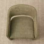 Chaises de salle à manger modernes 8 pièces, sièges de cuisine entièrement rembourrés en tissu, chaises de salle à manger avec accoudoir intégré et design des pieds - Panipeachy