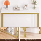 Console étroite avec 2 étagères de rangement, table d'appoint industrielle pour canapé, étagère de présentation ouverte pour couloir, salon, foyer, bureau, chambre à coucher