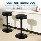 Tabourets de bar réglables modernes, lot de 2, pivotants à 360°, pour îlot de cuisine, bar de maison, salon