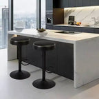 Tabourets de bar réglables modernes, lot de 2, pivotants à 360°, pour îlot de cuisine, bar de maison, salon