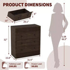 Commode à 3 tiroirs cannelés de 80 cm de large, Table de chevet et meuble de rangement en bois modernes, Commode pour chambre à coucher, chambre d'enfant, couloir et salon