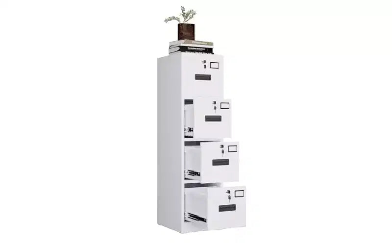 Armoire de rangement en acier robuste de 183 cm avec serrure - Étagères réglables, tringle de suspension, organisateur de rangement sécurisé pour la maison, le bureau, la chambre, le sous-sol