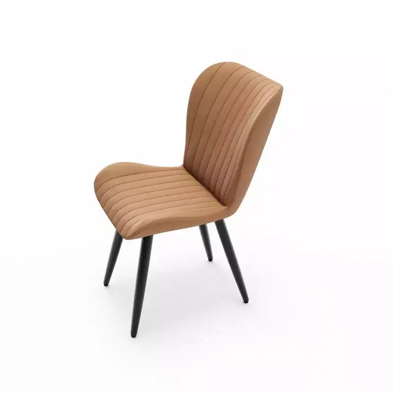 Chaises de salle à manger GDFStudio Atherton rembourrées en similicuir (lot de 4)