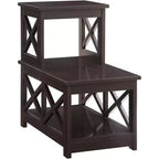 HomeStock Table d'appoint rectangulaire en bois 1 pièce