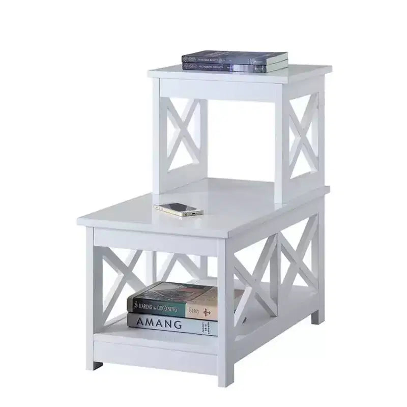 HomeStock Table d'appoint rectangulaire en bois 1 pièce
