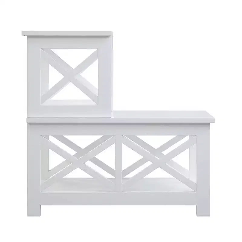 HomeStock Table d'appoint rectangulaire en bois 1 pièce