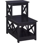 HomeStock Table d'appoint rectangulaire en bois 1 pièce