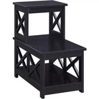HomeStock Table d'appoint rectangulaire en bois 1 pièce