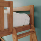 Lit superposé classique double (échelle au bout) + bureau