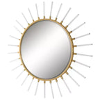 Miroir mural Uttermost Oracle Gold Leaf 55 Sunburst