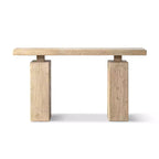 Table console piédestal en orme massif recyclé Jennifer Taylor Home Calder 45