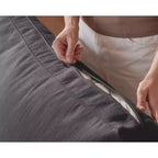 Canapé d'angle modulable Dyonery Oversized Cloud pour salon, canapé confortable en duvet à assise large et profonde, cadre en bois massif, assemblage sans outils
