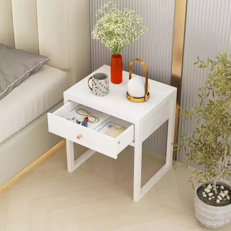 Tiroir de table de nuit minimaliste de rangement rond/cylindrique (W808P298012)